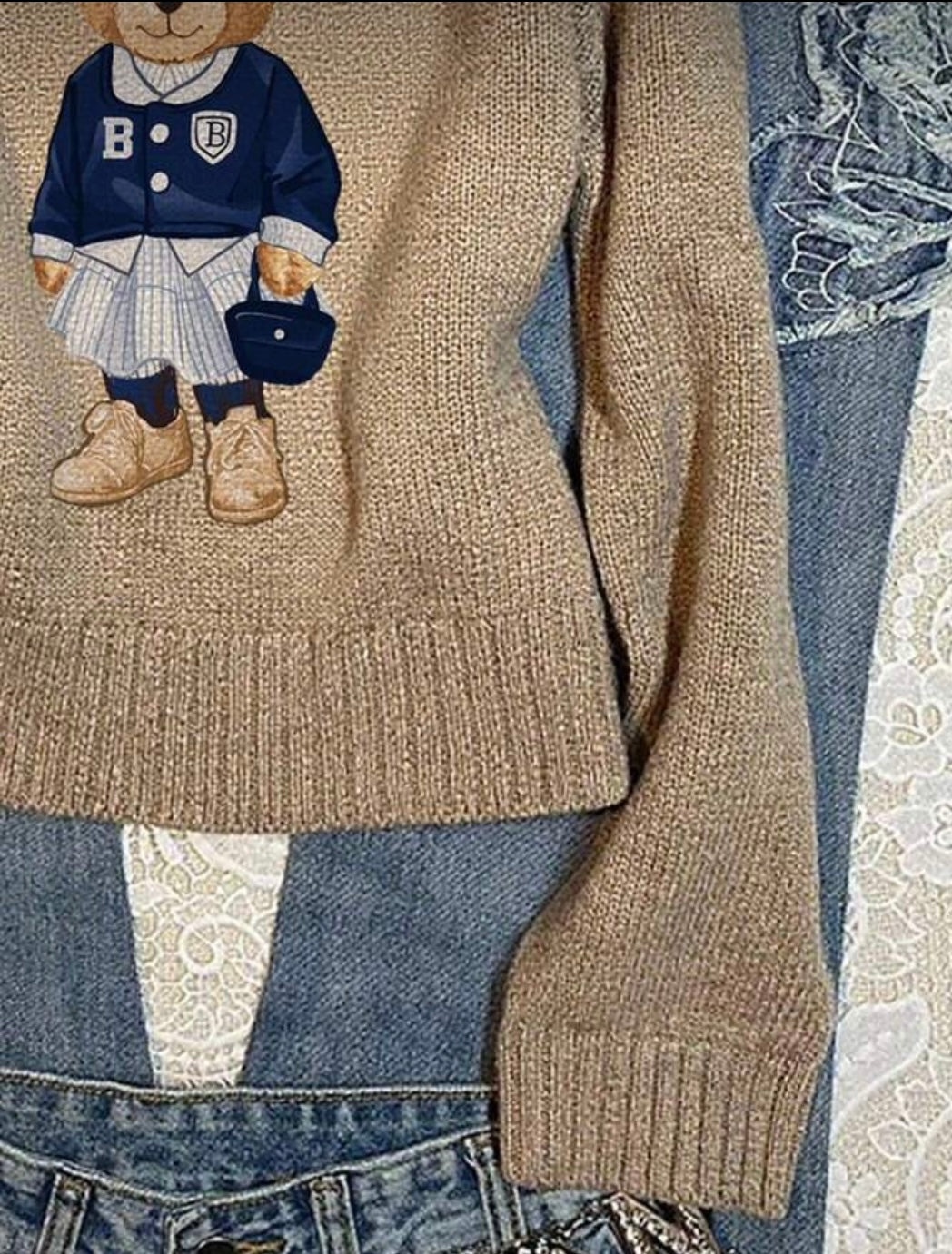 Clothing-Teddy Chic Sweater